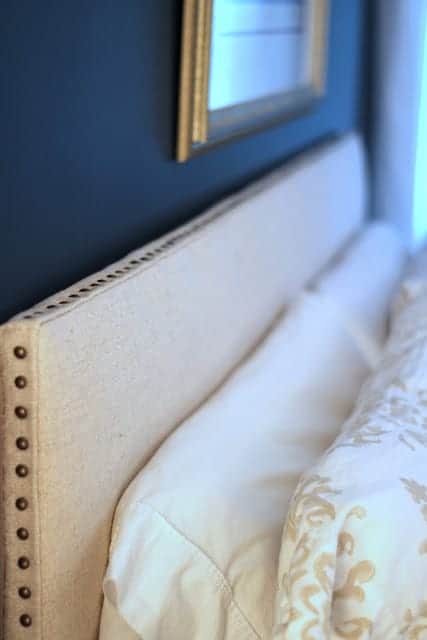 Upholstered Headboard With Nailhead Trim