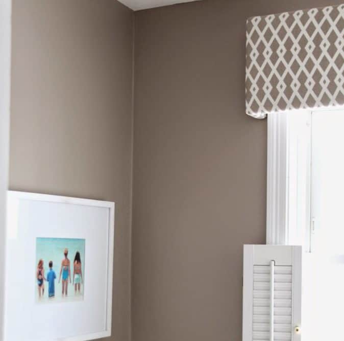 Fabric Covered Cornice Board (& How To Hang It!)