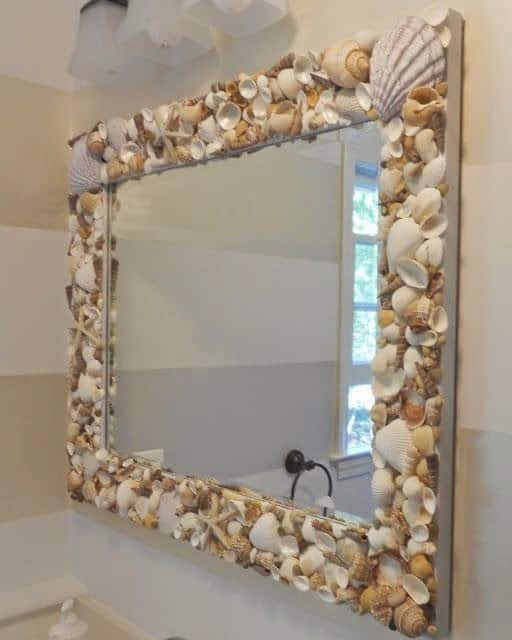 How To Make A Beautiful Oyster Shell Mirror