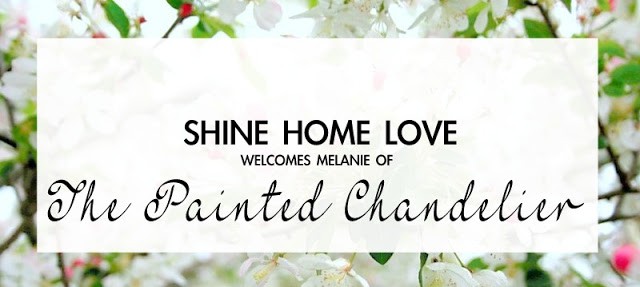 Shine Home Love::  The Painted Chandelier