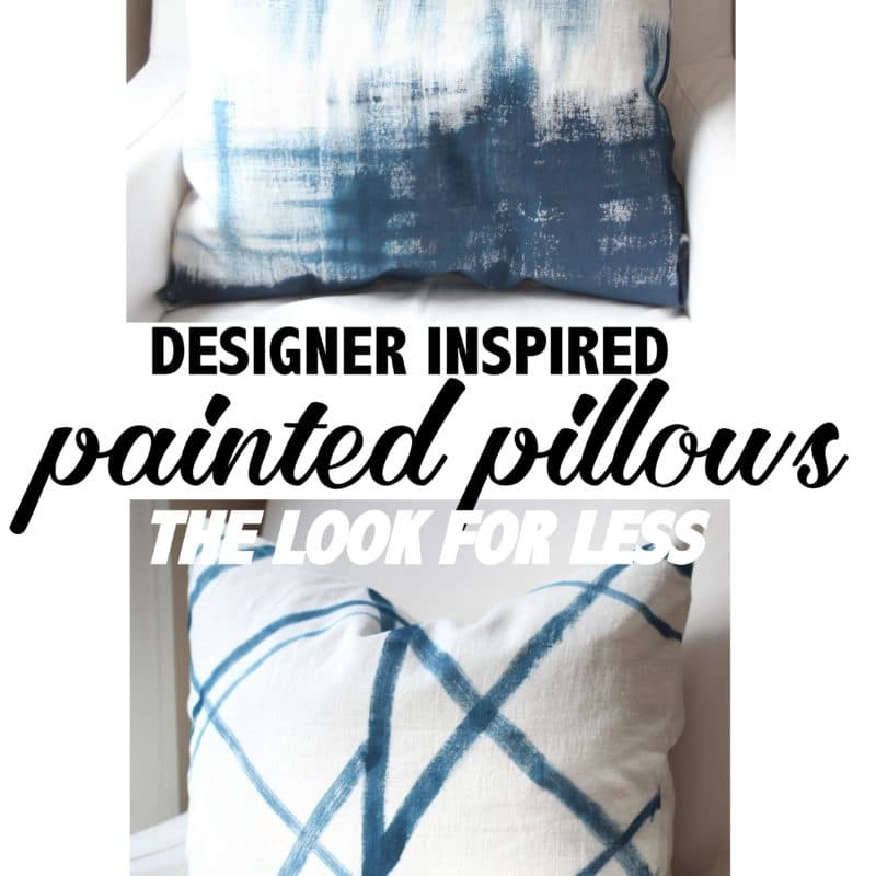 Modern Painted Pillows