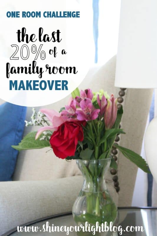 One Room Challenge Family Room Makeover