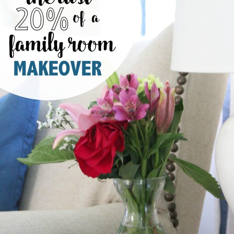 One Room Challenge | Family Room Refresh