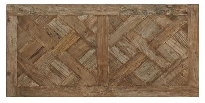 Parquet Wood Metal Coffee Tables, Parquet Reclaimed Wood Square Coffee Table