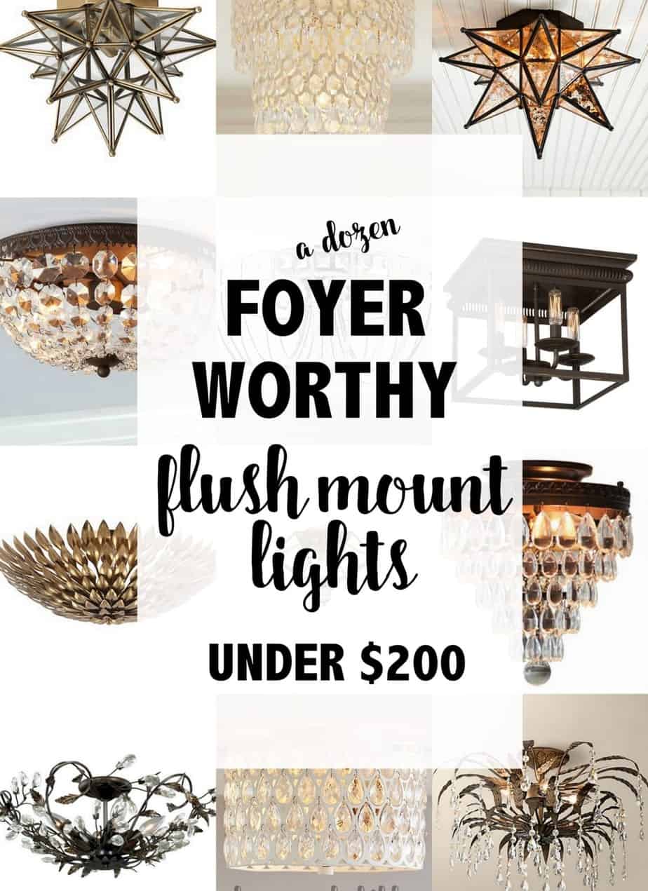Foyer-Worthy Flush Mount Ceiling Lights