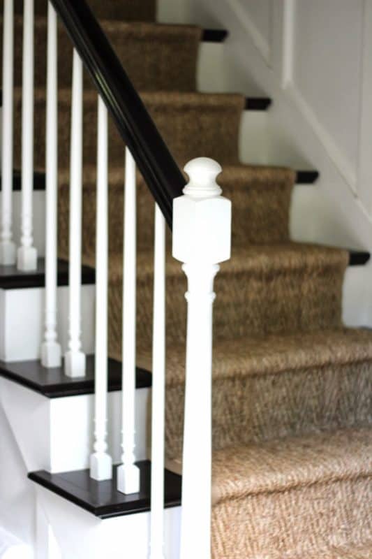 Stair makeover at Shine Your Light blog.