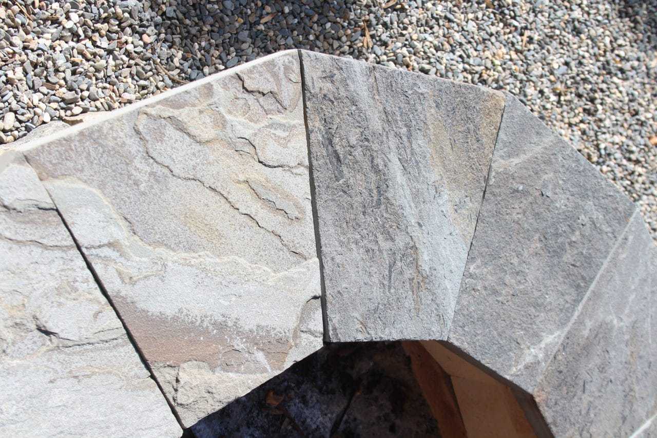 Installing A Diy Capstone To Firepit, Fire Pit Topper Stones