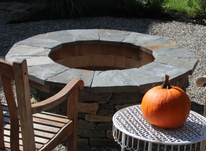 Installing A Diy Capstone To Firepit, Round Fire Pit Capstones