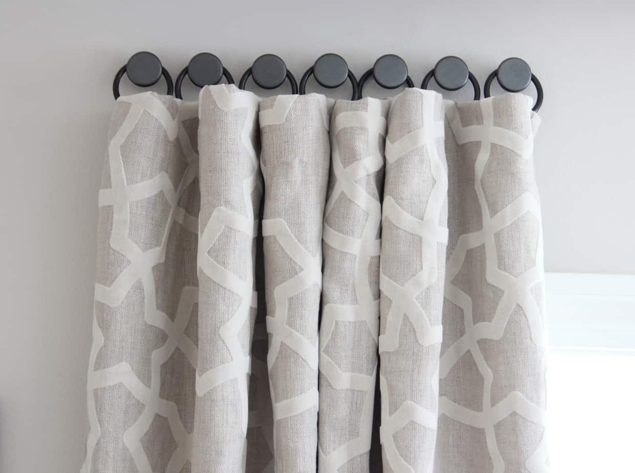 A Solution For Hanging Curtains On Tricky Windows