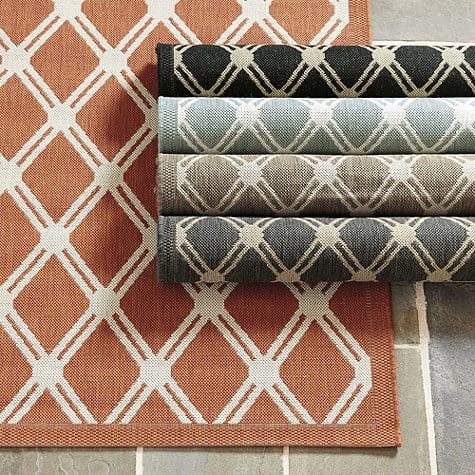 Rug runners for stairs - Ballard Designs Tricia Indoor Outdoor Rug