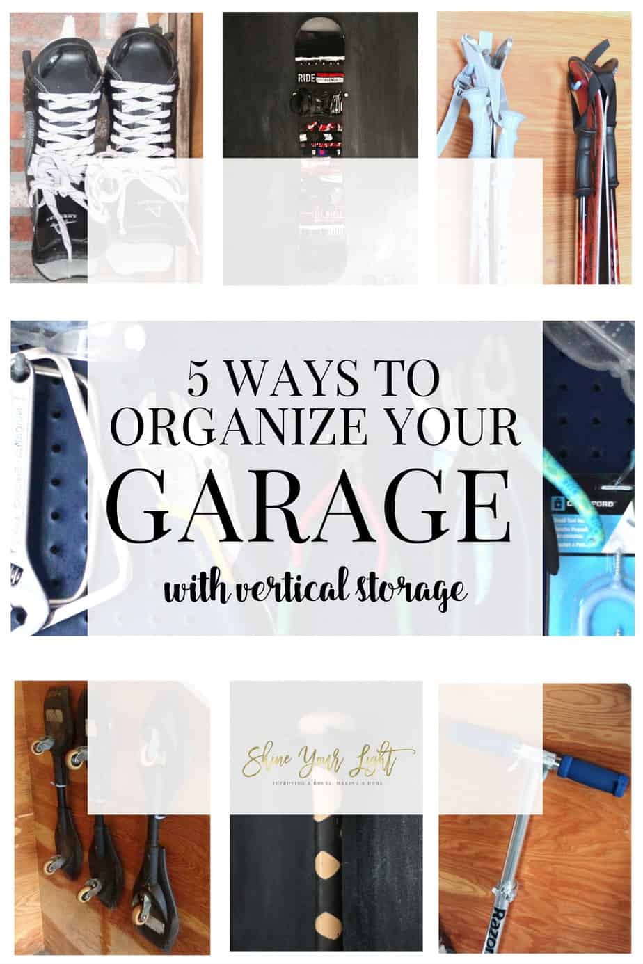 Ideas for taking advantage of wall space in your garage