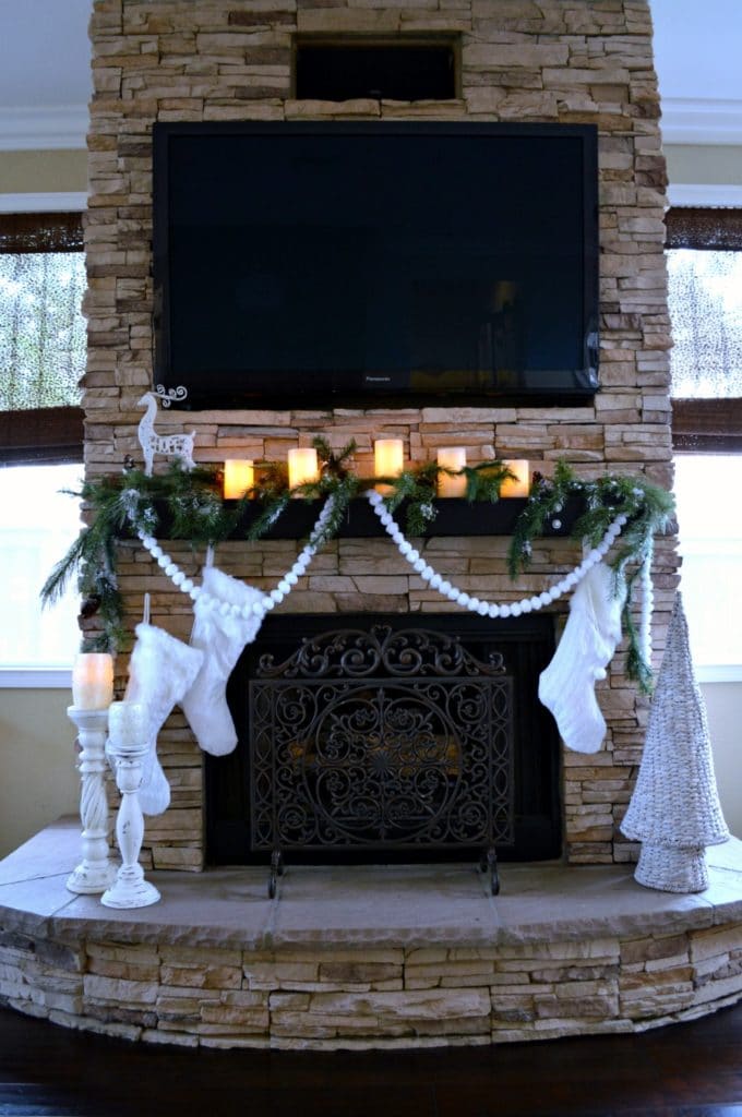 Ideas For Decorating A Mantle With A TV Above It - Shine Your Light