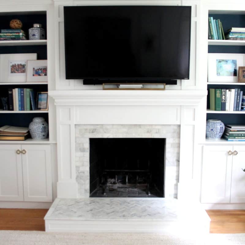 Fireplace Makeover, Start To Finish