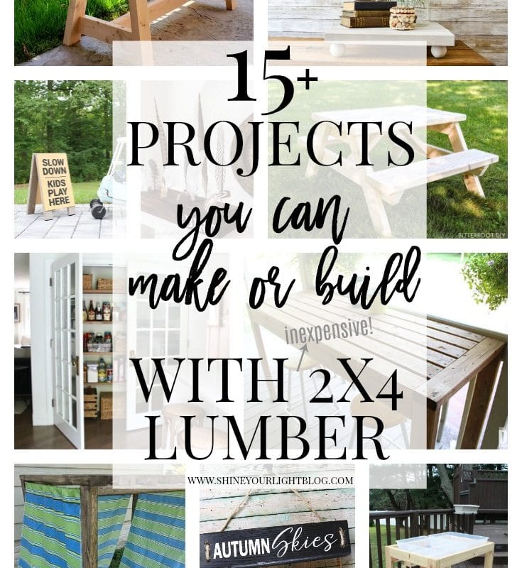 15+ Projects You Can Build Or Make With Inexpensive 2x4s