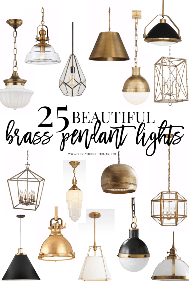 Gorgeous brass pendant lights for all budgets