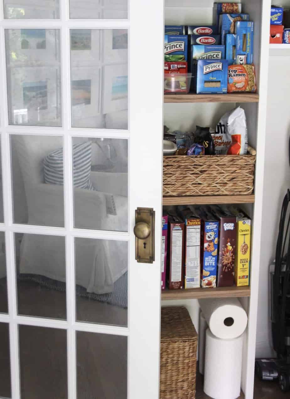How To Organize A Reach-In Pantry | Our New Pantry Closet & A Super Easy DIY!
