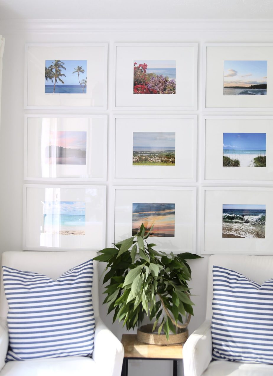 Our Gallery Wall & Sources For Frames, Mats and Photography