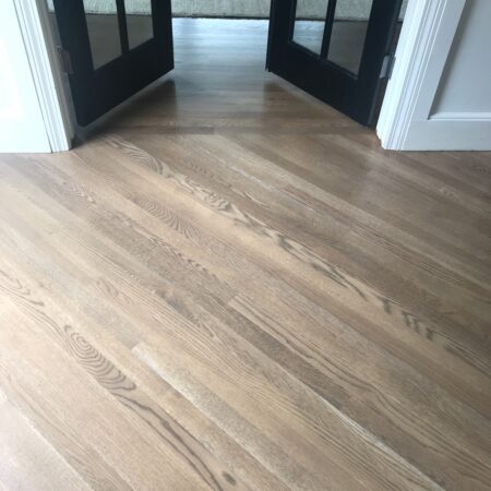 Special Walnut and Classic Gray Stain on White Oak