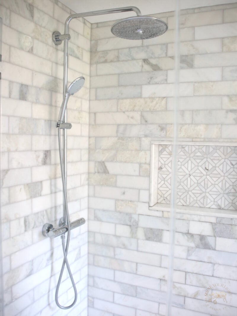Marble Tiled Shower